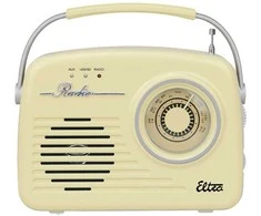 Radijas Eltra Radijas LUIZA RETRO SP-11 MP3 USB SD Vanilla