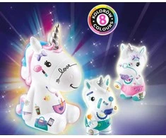„Epee Glowing Decocorns“ vienaragių šeima „pasidaryk pats“.
