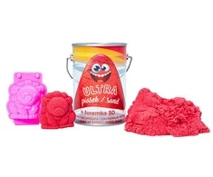 Epee Ultra smėlio skardinė 150g raudona + formuoti 3D liūtą