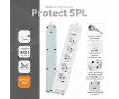 Ever Protect 5PL 3 m apsaugos nuo viršįtampių sąrašas