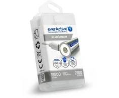 akumuliatorius everActive 18500 2100mAh USB-C !BOX