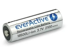 akumuliatorius everActive 18500 2100mAh USB-C !BOX