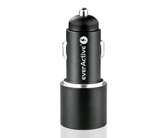 Everactive 36W automobilinis USB QC3.0 ir USB-C PD įkroviklis