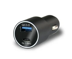 Everactive 36W automobilinis USB QC3.0 ir USB-C PD įkroviklis