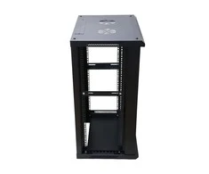 EXTRALINK 15U 600X450 sieninė spintelė ant stovo juodas