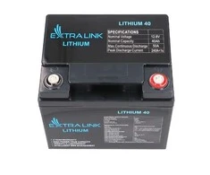 Extralink LiFePO4 40AH | Akumuliatorius | 12.8V, BMS