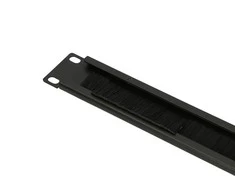 EXTRALINK EX.9670 Kabelių laikiklis 1U su šepetėliu juodas