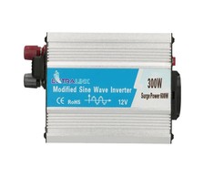EXTRALINK automobilio įtampos keitiklis 12V-230V 300W modifikuotas sinusas OPIM-300W
