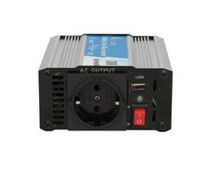 EXTRALINK automobilio įtampos keitiklis 12V-230V 300W modifikuotas sinusas OPIM-300W