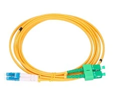 Extralink SC/APC-LC/UPC | Jednomodowy, Duplex, G657A, 3mm, 1m