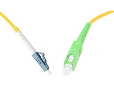 Extralink SC/APC-LC/UPC Patch Cord, Single-mode, Simplex, G652D, 3mm, 1m