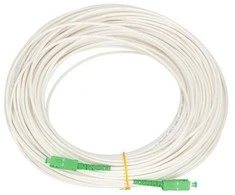 Extralink SC/APC-SC/APC | LSZH, Jednomodowy, Simplex, G.657A1, 3mm, 60m, balta