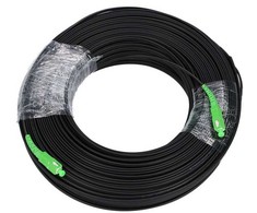 „Extralink SC/APC-SC/APC Flat“ | Kabinamas, vienmodis, simpleksinis, G.657A2, 100 m