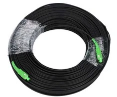 „Extralink SC/APC-SC/APC Flat“ | Kabinamas, vienmodis, simpleksinis, G.657A2, 100 m