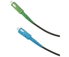 Extralink SC/APC-SC/UPC | Komutacinis laidas | Apvalus, kabantis, vienmodis, Simplex, G.657A2, 40 m