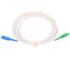 Extralink Patchcord SC/UPC-SC/APC, LSZH, Singlemode, Simplex, G.657B3, 3mm, Easy Flex, 15m