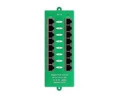 EXTRALINK aktyvus PoE purkštukas 8 prievadų gigabit 802.3af/at režimu A