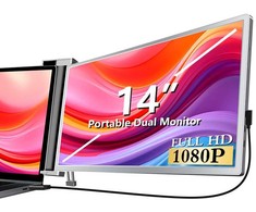 Monitorius „Extralink Smart Life S14 14“ | Nešiojamieji nešiojamųjų kompiuterių monitoriai | 2 monitoriai, IPS, 1920 x 1200