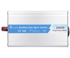 Extralink OPIM-2000W | Įtampos keitiklis | automobilinis 12 V, 2000 W modifikuotas sinusas