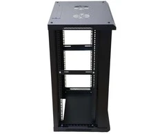 EXTRALINK 18U 600X600 ant sienos montuojama spintelė juodas