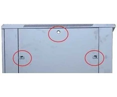 EXTRALINK 42U 800X800 stovima spintelė juodas