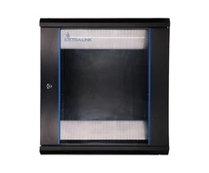 Extralink EX.7256- 12U 600x600 Juoda | Spinta stovas | montuojamas ant sienos