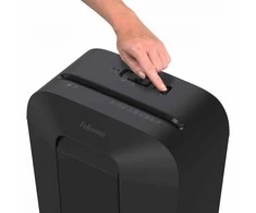 Fellowes Powershred | LX41 | Juodas | 17 L | Kreditinių kortelių smulkinimas | Popieriaus apdorojimo standartas / išvestis 8 lapai per eigą | Mini-Cut smulkintuvas | Garantija 24 mėn.