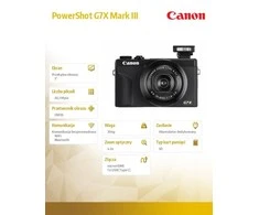 CANON POWERSHOT G7X MARK III (Juodas)