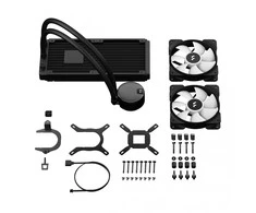 Fractal Design Fraktalų dizainas | Vanduo aušinimo blokas | Lumen S24 V2 RGB | Intel, AMD | CPU skysčio aušintuvas