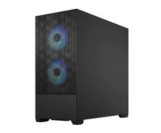 „Fractal Design“ | „op Air RGB“ | Šoninis langas | Juodas TG skaidraus atspalvio | ATX, mATX, Mini ITX | ATX