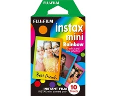 Fujifilm | Instax Mini Rainbow momentinis filmas | 86 x 54 mm | Kiekis 10