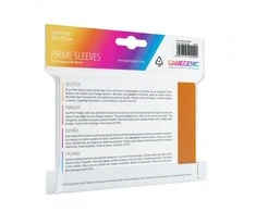 Gamegenic Gamegenic: Prime CCG sriegiai (66x91 mm) - Oranžinė, 100 vienetų