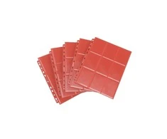 Rebel Gamegeno: 18- Pocket Puslapiai Sideloading- Raudona (50vnt)