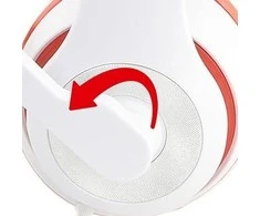 Gembird | Stereo Ausinės | MHS 03 WTRD | 3.5 mm | Baltas su Raudona Ring | Ausinės