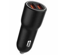 Gembird TA-UC-A2QC36-CAR-01 2x USB QC3.0 36W juoda