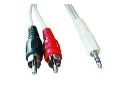 „Gembird“ garso stereo adapteris iš 3,5 mm kištuko į 2 RCA kištukus, 0,2 m | Cablexpert
