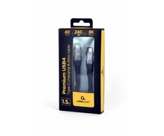 USB Kabelis - Gembird CCBP-USB4-CMCM240 40 Gbps 240 W 1,5 m