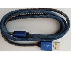 GEMBIRD CC-USB2J-AMCM-2M-BL Gembird Premium džinsai (džinsiniai) Type-C USB laidas su metalinėmis jungtimis, 2m, mėlynas