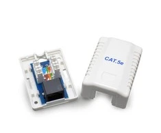 GEMBIRD NCAC-1U5E-01 Gembird CAT5E UTP vieno prievado paviršiaus montavimo dėžutė