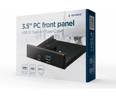 Gembird Gigabyte Gembras 3.5\ 'USB 3.1 C priekinis skydelis
