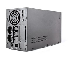 GEMBIRD EG-UPS-PS2000-02 UPS Energenie by 2000VA Pure sine 3x Schuko 3x IEC 230V OUT USB-BF LCD Ekranas