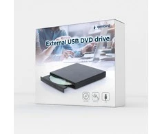 GEMBIRD External USB DVD/CD drive USB 2.0 juodas
