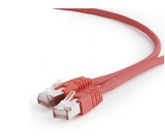 GEMBIRD PP6A-LSZHCU-R-3M Gembird patchcord RJ45, kat. 6A,SFTP, LSZH, 3m, raudona