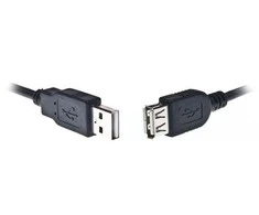 Gembird Cablexpert | USB 2.0 A tipo kištukas, A tipo lizdas | USB-A į USB-A