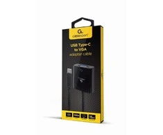 GEMBIRD USB Type-C į VGA adapterio laidas 15cm juodas