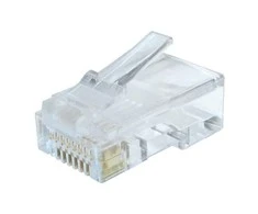 GEMBIRD LC-8P8C-002/50 Gembird LAN modulinis kištukas 8P8C kietam CAT6 LAN kabeliui, 30U 50 vnt.