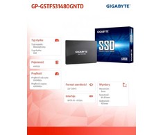 Dysk SSD Gigabyte 480GB 2.5'' SATA III (GP-GSTFS31480GNTD)