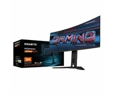 Monitorius Gigabyte | MO34WQC EK1 | 34" | OLED | WQHD | 175 Hz | 0,03 ms | 3440 x 1440 pikselių | 250 cd/m² | HDMI jungčių kiekis: 2