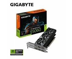 Vaizdo plokštė GIGABYTE GeForce RTX 5060 OC Low Profile 8G Grafikos plokštė - 8GB GDDR7, 128bit, PCI-E 5.0, 2512 MHz Core Clock, 3 x DisplayPort, 1 x HDMI, GV-N5060OC-8GL