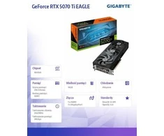Vaizdo plokštė GIGABYTE GeForce RTX 5070 Ti EAGLE OC SFF 16G Grafikos plokštė - 16GB GDDR7, 256bit, PCI-E 5.0, 2542 MHz Core Clock, 3 x DP 2.1a, 1 x HDMI 2.1b, NVIDIA DLSS 4, GV-N507TEAGLE OC-16GD